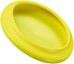 Caplugs - 0.93" ID, Flexible, Round Head Flange Cap - 1.55" OD, 1/16" Long, Vinyl, Blue - Apex Tool & Supply