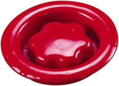 Caplugs - Round Head, Threaded Plug - Vinyl, Red - Apex Tool & Supply