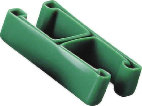 Caplugs - 1-3/4" x 3/4", Flexible Push-On I-Frame End Cap - 1-5/8" Long, Vinyl, White - Apex Tool & Supply