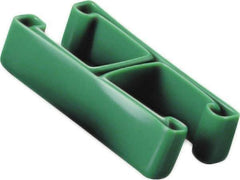 Caplugs - 1-3/4" x 3/4", Flexible Push-On I-Frame End Cap - 1-5/8" Long, Vinyl, White - Apex Tool & Supply