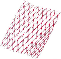 Caplugs - 3 to 5" Diam Stretchable Protective Mesh Sleeving - 10' Long, Red - Apex Tool & Supply
