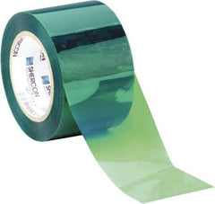 Caplugs - 6" Wide x 72 Yd Long Green Polyester Film High Temperature Masking Tape - Series PC21-6000, 3.5 mil Thick - Apex Tool & Supply