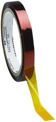Caplugs - 6" Wide x 36 Yd Long Amber Polyamide High Temperature Masking Tape - Series 22-6000, 2.5 mil Thick - Apex Tool & Supply