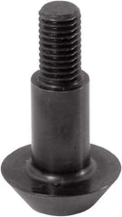Jergens - M12 Round Head Hardened Steel Clamp Cylinder Pressure Point - For ZPS, 17mm High x 17mm Wide - Apex Tool & Supply