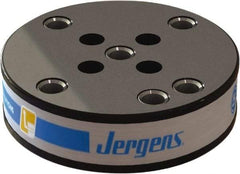 Jergens - 130mm Long x 130mm Wide x 35mm High Steel Fixture Plate - 35mm Plate Thickness - Apex Tool & Supply