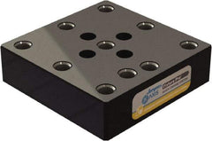 Jergens - 130mm Long x 130mm Wide x 35mm High Steel Fixture Plate - 35mm Plate Thickness - Apex Tool & Supply