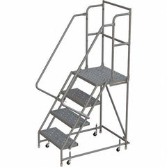 TRI-ARC - Rolling & Wall Mounted Ladders & Platforms Type: Rolling Warehouse Ladder Style: Rolling Platform Ladder - Apex Tool & Supply