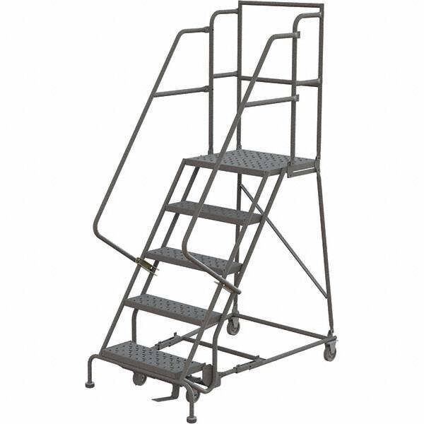 TRI-ARC - Rolling & Wall Mounted Ladders & Platforms Type: Rolling Warehouse Ladder Style: Rolling Platform Ladder - Apex Tool & Supply