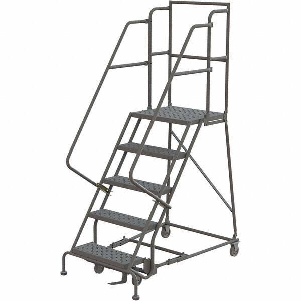TRI-ARC - Rolling & Wall Mounted Ladders & Platforms Type: Rolling Warehouse Ladder Style: Rolling Platform Ladder - Apex Tool & Supply