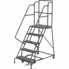 TRI-ARC - Rolling & Wall Mounted Ladders & Platforms Type: Rolling Warehouse Ladder Style: Rolling Platform Ladder - Apex Tool & Supply