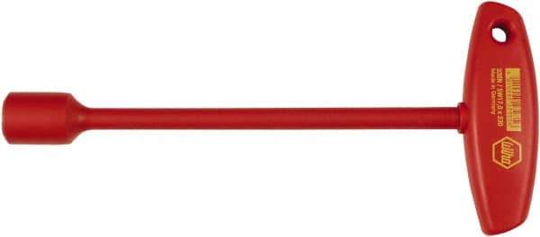 Wiha - 8mm Hollow Shaft Nutdriver - T-Handle Handle, 9.9" OAL - Apex Tool & Supply