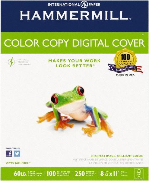 Hammermill - 8-1/2" x 11" Photo White Copy Paper - Use with High-Speed Copiers,High-Speed Printers,Laser Printers - Apex Tool & Supply