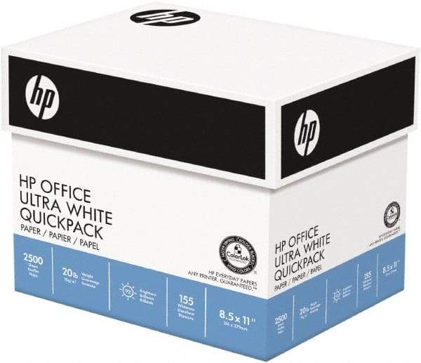 Hewlett-Packard - 8-1/2" x 11" White Copy Paper - Use with Laser Printers, Copiers, Fax Machines, Inkjet Printers - Apex Tool & Supply