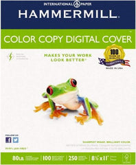 Hammermill - 8-1/2" x 11" Photo White Colored Copy Paper - Use with High-Speed Copiers,High-Speed Printers,Laser Printers - Apex Tool & Supply