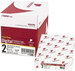Nekoosa - 8-1/2" x 11" White & Canary Digital Carbonless Paper - Use with Laser Copiers, Laser Printers - Apex Tool & Supply