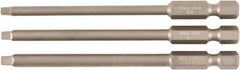 Wiha - #1, #2, #3 Square Screwdriver Bit - 90mm OAL - Apex Tool & Supply