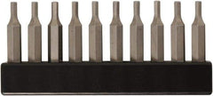 Wiha - 1/8" Hex Screwdriver Bit - 4mm Drive, 28mm OAL - Apex Tool & Supply