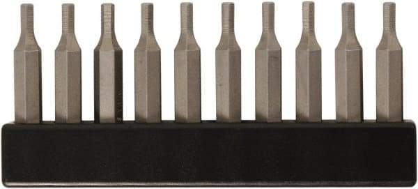 Wiha - 1/16" Hex Screwdriver Bit - 4mm Drive, 28mm OAL - Apex Tool & Supply