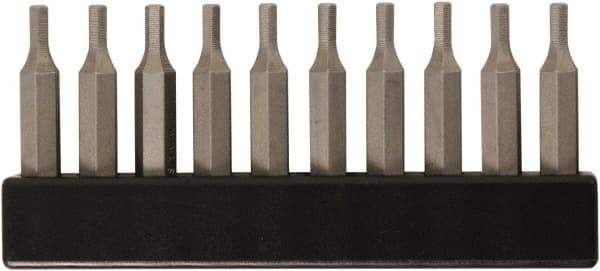 Wiha - 1/2" Hex Screwdriver Bit - 4mm Drive, 28mm OAL - Apex Tool & Supply