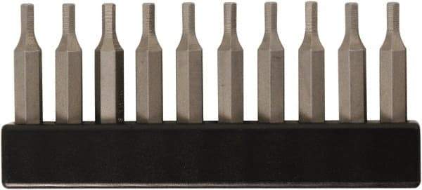 Wiha - Hex Screwdriver Bit - 4mm Drive, 28mm OAL - Apex Tool & Supply