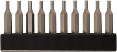 Wiha - 4mm Hex Screwdriver Bit - 4mm Drive, 28mm OAL - Apex Tool & Supply