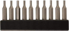 Wiha - 2.5mm Hex Screwdriver Bit - 4mm Drive, 28mm OAL - Apex Tool & Supply