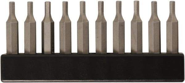 Wiha - 1.5mm Hex Screwdriver Bit - 4mm Drive, 28mm OAL - Apex Tool & Supply