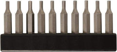 Wiha - 1.3mm Hex Screwdriver Bit - 4mm Drive, 28mm OAL - Apex Tool & Supply
