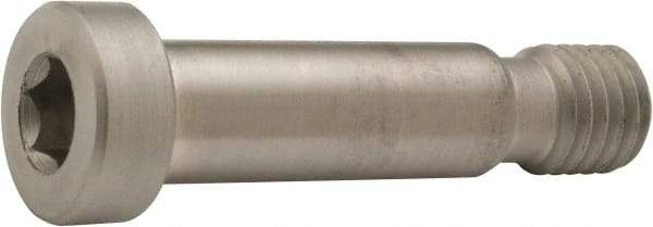 Jergens - M12x1.75, Steel, Uncoated, Shoulder Clamp Screw - Use with 5-Axis Quick Locating System - Apex Tool & Supply