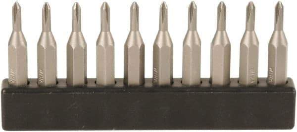 Wiha - #00, Phillips Screwdriver Bit - 28mm OAL - Apex Tool & Supply