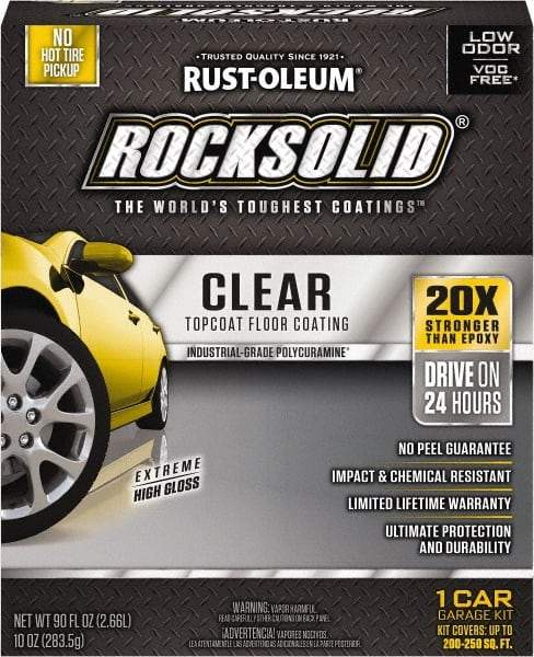 Rust-Oleum - 70 oz Clear Floor Coating - Low Odor & Chemical Resistant - Apex Tool & Supply