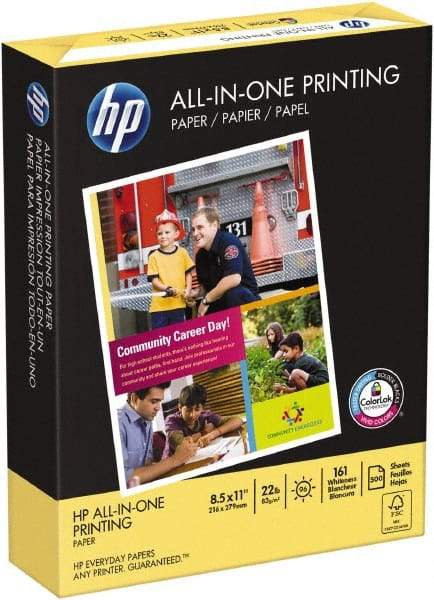 Hewlett-Packard - 8-1/2" x 11" White Copy Paper - Use with Multifunction Machines, Laser Printers, Inkjet Printers - Apex Tool & Supply