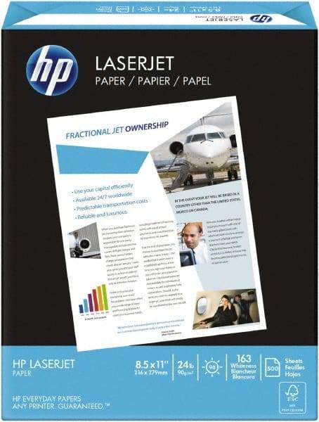 Hewlett-Packard - 8-1/2" x 11" Ultra White Copy Paper - Use with Laser Copiers, Laser Printers - Apex Tool & Supply