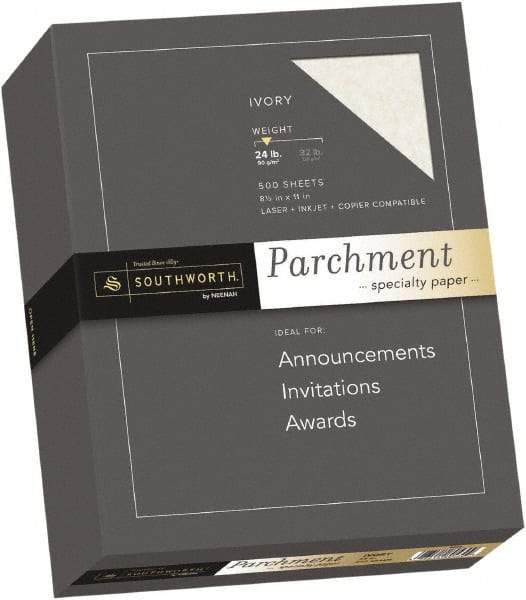 Southworth - 8-1/2" x 11" Ivory Copy Paper - Use with Laser Printers, Inkjet Printers, Copiers - Apex Tool & Supply