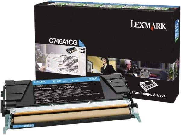 Lexmark - Cyan Toner Cartridge - Use with Lexmark C746, C748 - Apex Tool & Supply