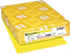 Neenah Paper - 8-1/2" x 11" Lift-Off Lemon Colored Copy Paper - Use with Inkjet Printers, Laser Printers, Copiers - Apex Tool & Supply