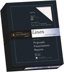 Southworth - 8-1/2" x 11" White Copy Paper - Use with Laser Printers, Inkjet Printers, Copiers - Apex Tool & Supply