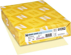 Neenah Paper - 8-1/2" x 11" Baronial Ivory Copy Paper - Use with Laser Printers, Inkjet Printers, Copiers - Apex Tool & Supply