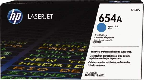 Hewlett-Packard - Cyan Toner Cartridge - Use with HP Color LaserJet Enterprise M651 - Apex Tool & Supply