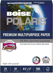 Boise - 8-1/2" x 11" White Copy Paper - Use with Laser Printers, Copiers, Inkjet Printers - Apex Tool & Supply