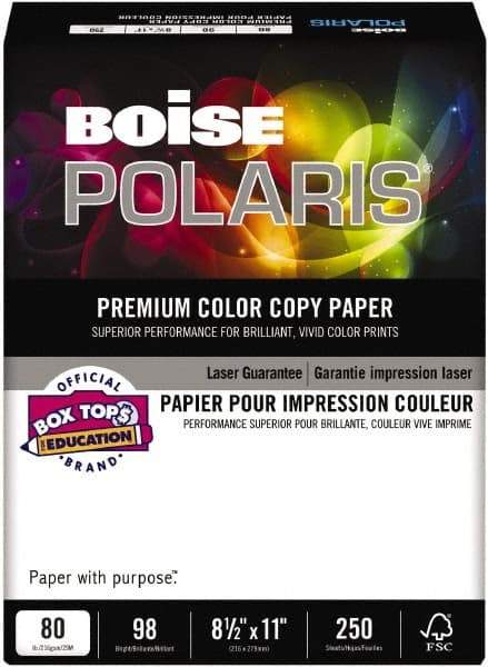 Boise - 8-1/2" x 11" White Copy Paper - Use with Copiers, Laser Printers - Apex Tool & Supply