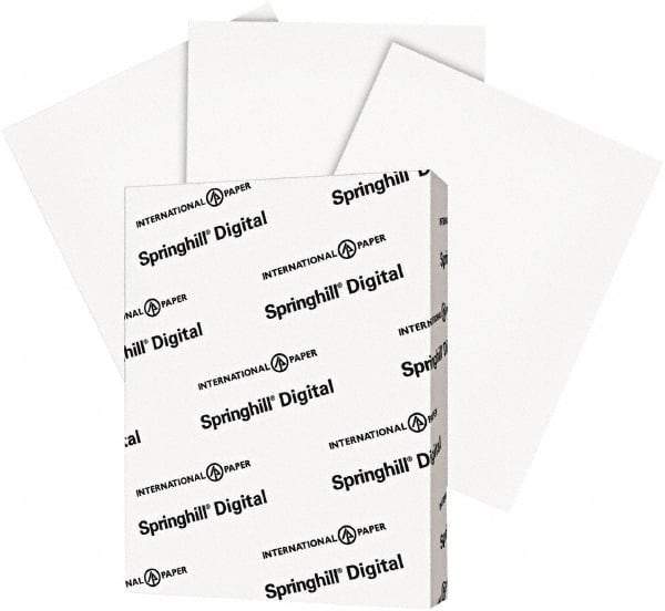 Springhill - 8-1/2" x 11" White Copy Paper - Use with High Speed Copiers, Laser Printers, Offset Duplicators - Apex Tool & Supply