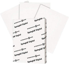 Springhill - 8-1/2" x 11" White Copy Paper - Use with High Speed Copiers, Laser Printers, Offset Duplicators - Apex Tool & Supply