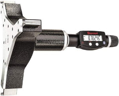 Starrett - 8" to 9", IP67, Carbide Face Electronic Inside Micrometer - 0.00005" Resolution, 0.0003" Accuracy, 4-5/8" Gage Depth - Apex Tool & Supply