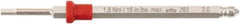 Wiha - 2mm Hex Screwdriver Bit - 6mm Drive, 75mm OAL - Apex Tool & Supply
