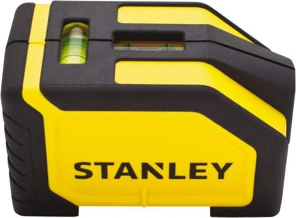 Stanley - 1 Beam 15' Max Range Alignment Laser - Red Beam, 1/8" at 10' Accuracy, 9" Long x 7-1/2" Wide x 2" High, Battery Included - Apex Tool & Supply