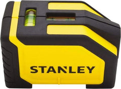 Stanley - 1 Beam 15' Max Range Alignment Laser - Red Beam, 1/8" at 10' Accuracy, 9" Long x 7-1/2" Wide x 2" High, Battery Included - Apex Tool & Supply