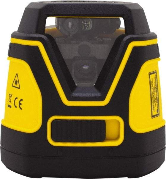 Stanley - 3 Beam 165' Max Range Self Leveling Line Laser - Red Beam, 1/8" at 30' Accuracy, 10" Long x 8" Wide x 7-1/2" High, Battery Included - Apex Tool & Supply