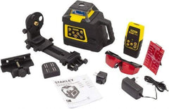 Stanley - 2,000' Measuring Range, 1/16" at 100' Accuracy, Self-Leveling Rotary Laser - ±5° Self Leveling Range, 150, 300 & 600 RPM, 1 Beam, NiCad Battery Included - Apex Tool & Supply