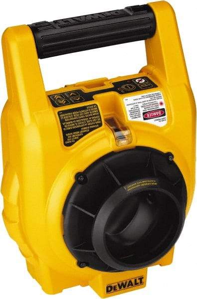 DeWALT - 1,000' Measuring Range, 1/4" at 100' Accuracy, Self-Leveling Rotary Laser - ±5° Self Leveling Range, 60 & 600 RPM, 1 Beam, 2 D Alkaline Battery Included - Apex Tool & Supply